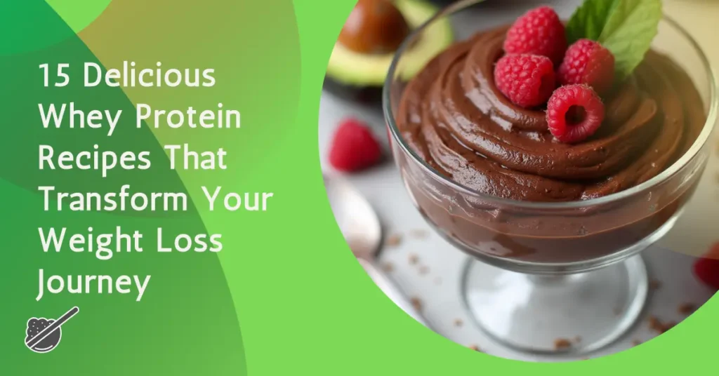 Delicious whey protein recipes for weight loss including protein shakes, energy balls, and nutritious meal replacements that support effective fat burning while preserving muscle mass.